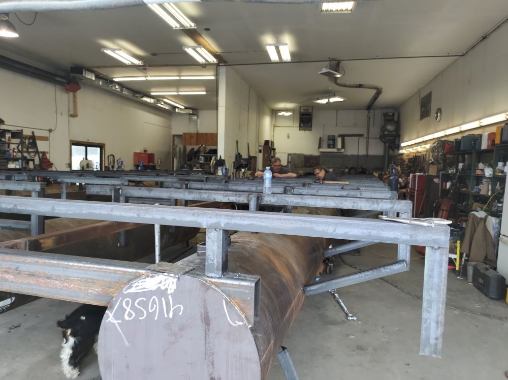 Large U-Shaped dock built in the shop at Port of Call