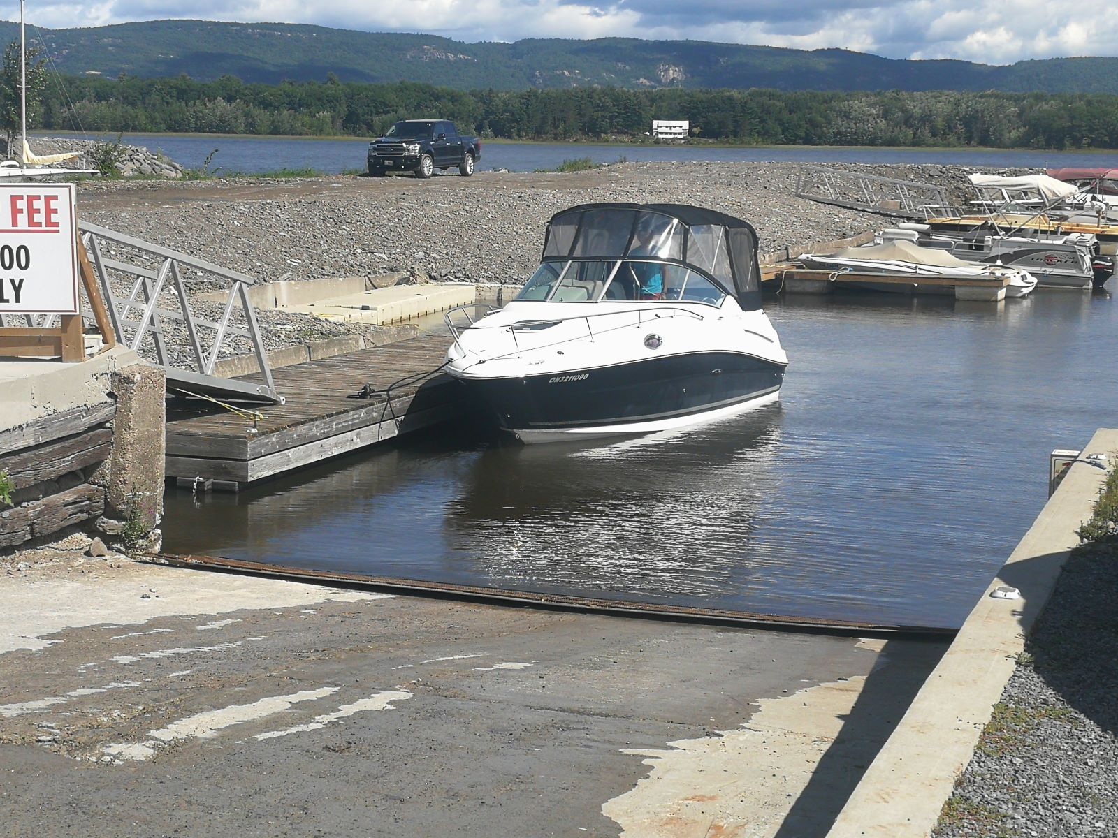 Ramp to new side dock