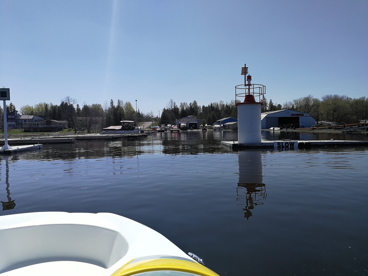 High water at Port of Call Marina