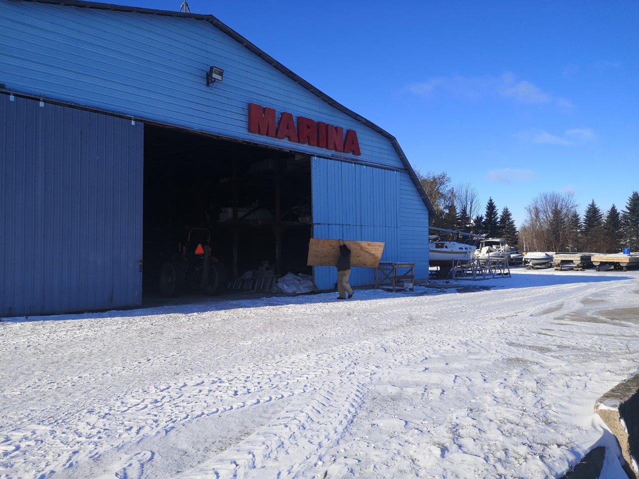 Barn is a workshed